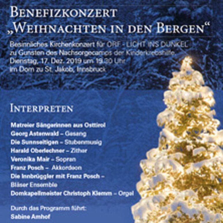 Weihnachten 2022 In Den Bergen TICKETS Weihnachten in den Bergen, Innsbrucker Dom zu St. Jakob, Di